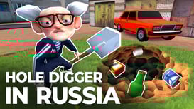 Hole Digger in Russia