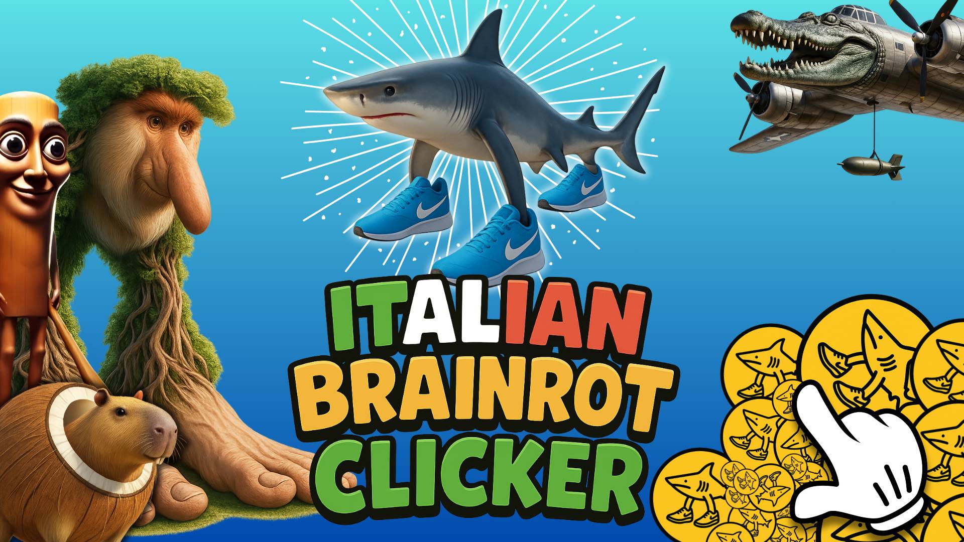 Italian Brainrot Clicker Game - Game Screenshot